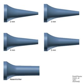 Ohrtrichter schwarz Ø 5mm