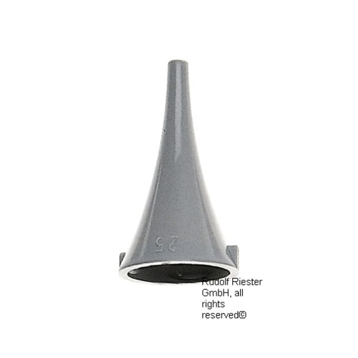[RIE 10860-529] Einmal-Ohrtrichter, Ø 2,5 mm, grau (100 Stck.)
