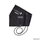 Klettenmanschette Erw. Oberschenkel XL 100 x 26 cm, 2-Schlauch, schwarz