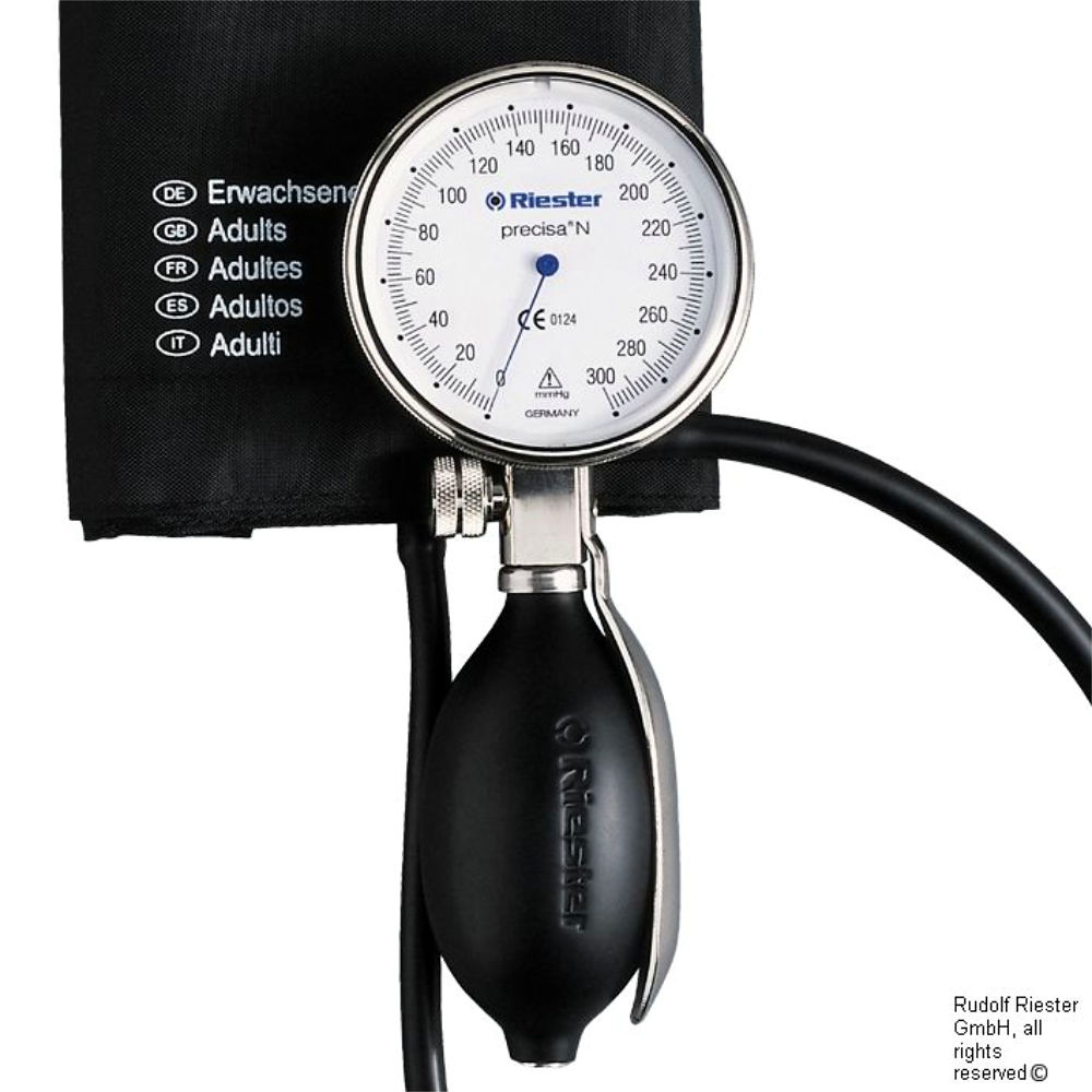 [RIE 1362] Precisa N Blutdruckmessgerät Ø 64 mm Aluminium, 1-Schlauch