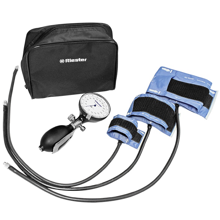 [RIE 1441] Babyphon Blutdruckmessgerät Ø 63 mm Kunststoff/Metall, 1-Schlauch, Set I