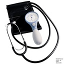 Ri-san Blutdruckmessgerät Ø 64 mm Blau mit Stethoskop, 1-Schlauch