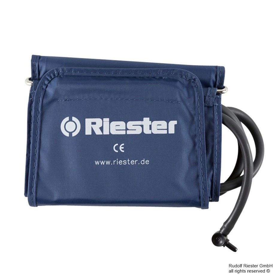 [RIE 145] Bügel-Klettenmanschette Erwachsene 47 x 14,5cm, 1-Schlauch, blau, latexfrei