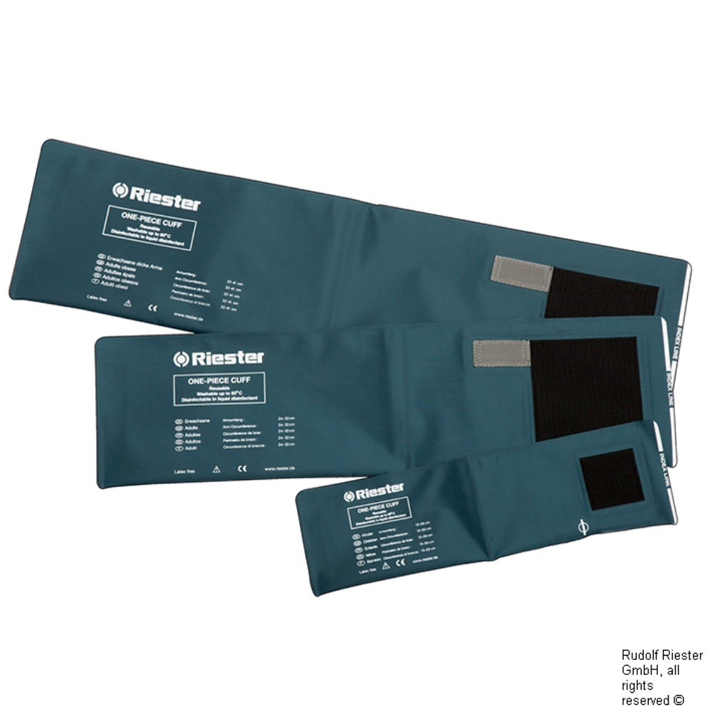 [RIE 151] Klettenmanschette Erwachsene Polsterlos 54 x 14,5 cm, 2-Schlauch