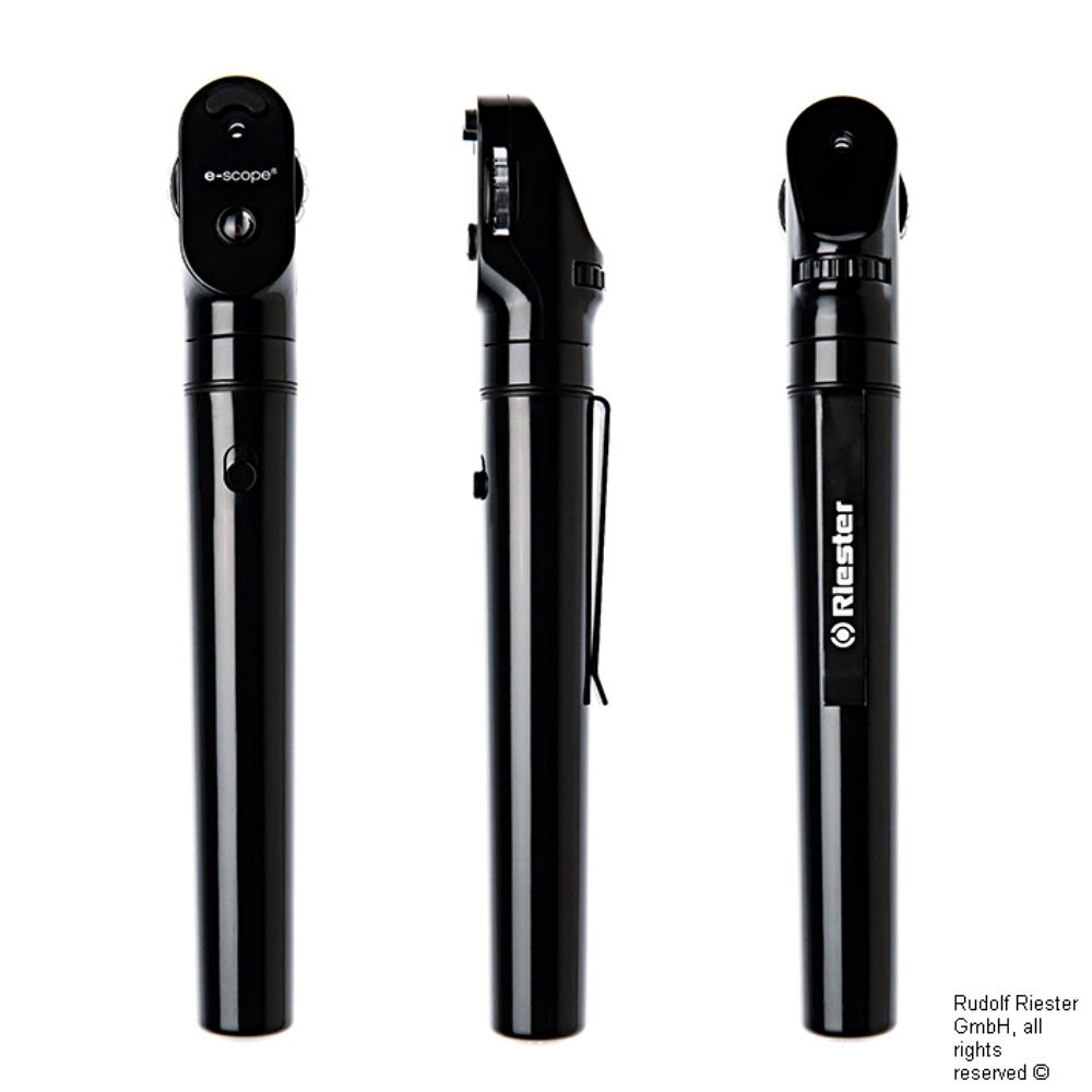 [RIE 2123-203] E-scope Ophthalmoskop LED 3,7 V Schwarz