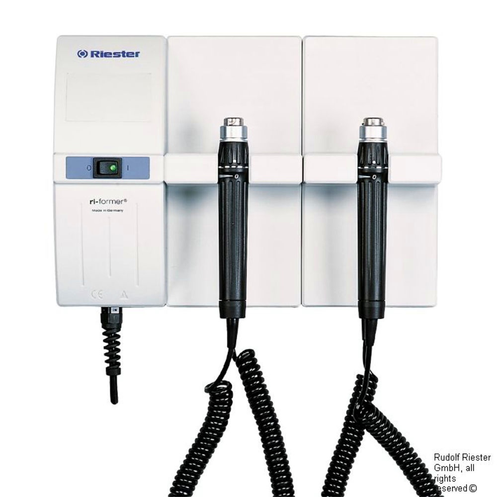 Ri-former Diagnosestation Wandmodell 3,5 V/100V-240V, mit 2 Griffen, ohne Uhr