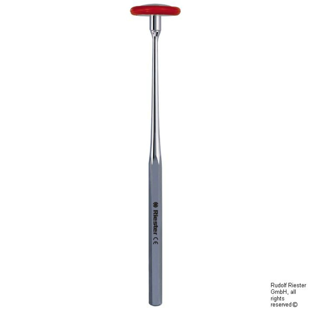 [RIE 5052] Babinski Perkussionshammer 24 cm Griff verchromt