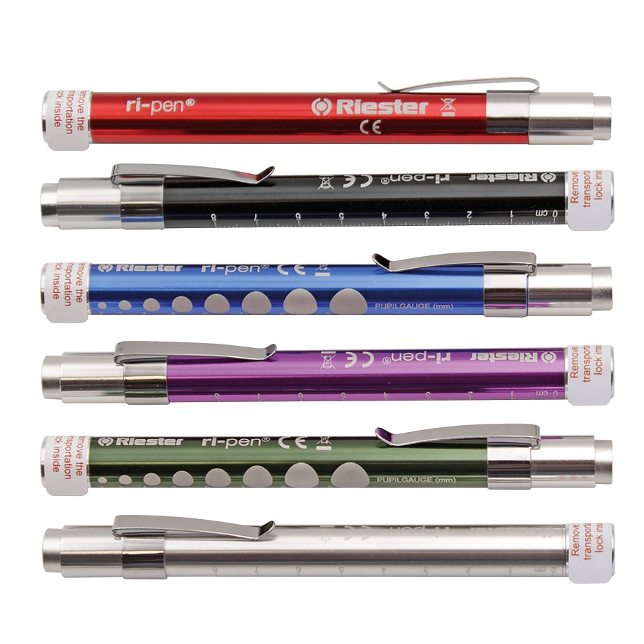 Ri-pen Diagnostikleuchten, farblich Sortiert, LED 3 V (6 Stck.)