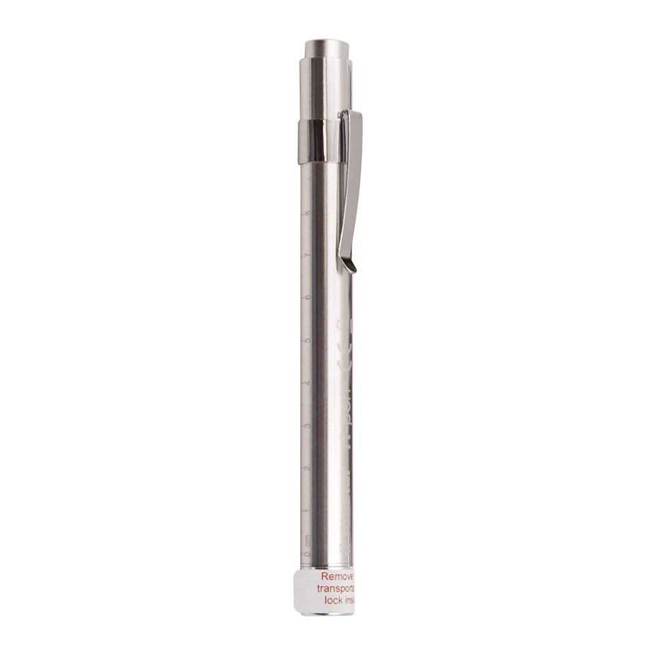 [RIE 5074-526] Ri-pen Diagnostikleuchte, silber LED 3 V, inkl. 2 Batterien Typ AAA