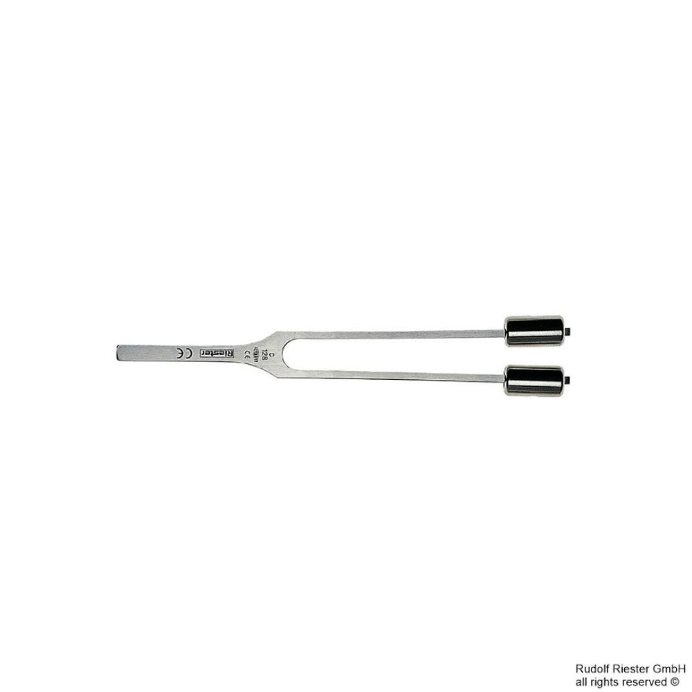 Stimmgabel c 128 Hz, Stahl Mit Dämpfern