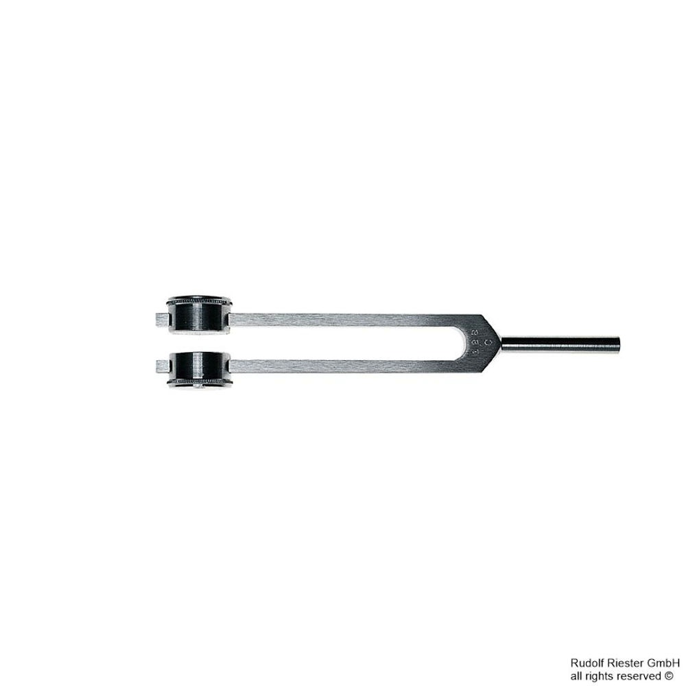 Stimmgabel c 128 Hz, Aluminium Mit Dämpfern