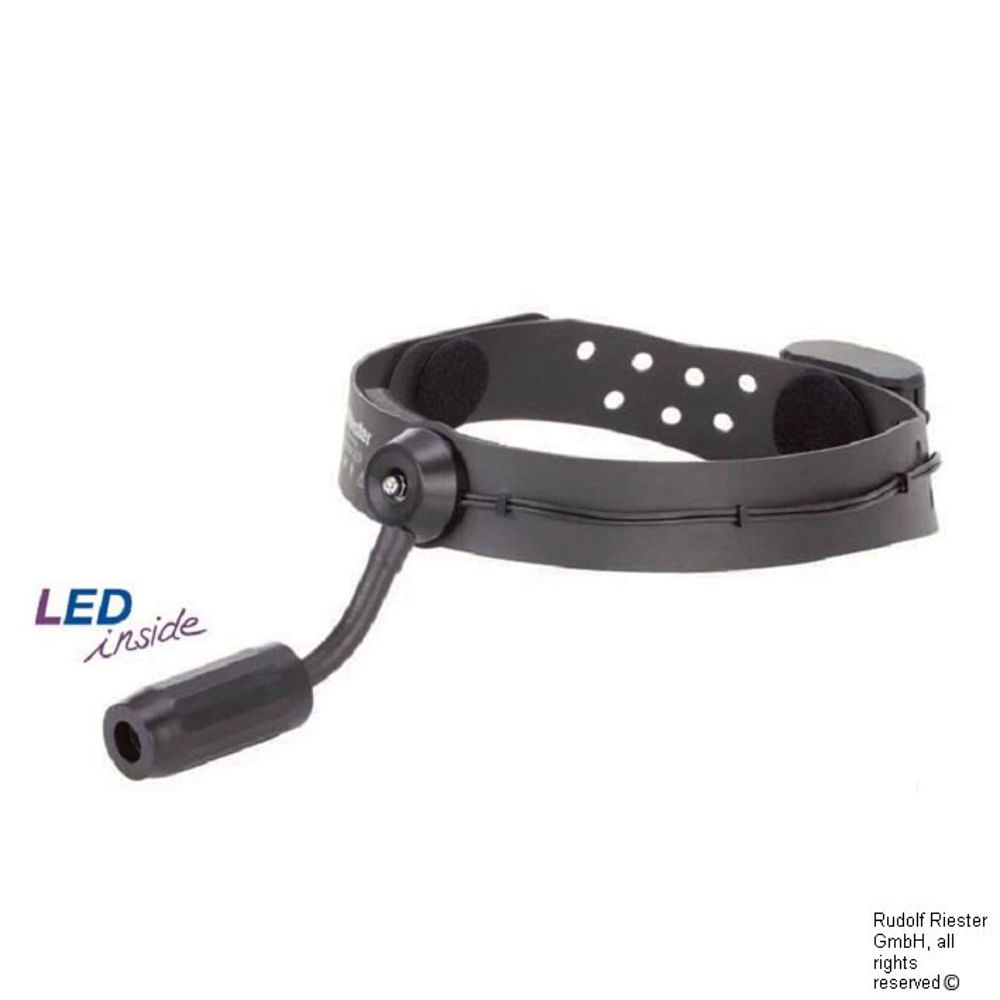 [RIE 6091] Ri-focus LED Stirnlampe, 6 V inkl. NiMH-Akkus und Steckerladegerät 230 V
