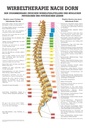 Anat. Mini-Poster: Dorntherapie 24 x 34 cm, laminiert
