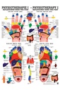 Anat. Poster: Physiotherapie Reflexzonen Hand und Fuß, 50 x 70 cm, Papier