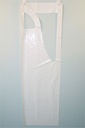 Clinhand Einmal-Schürzen 150 x 75 cm Weiß extra stark, Stärke 60my (25 Stck.)