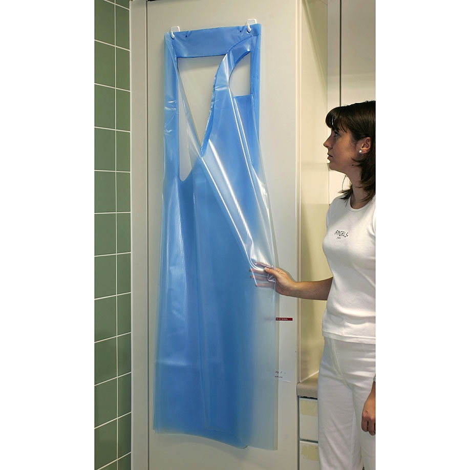 [SAM 5.005.542] Clinhand Einmal-Schürzen 140 x 75 cm Blau rautiert geprägt (25 Stck.)