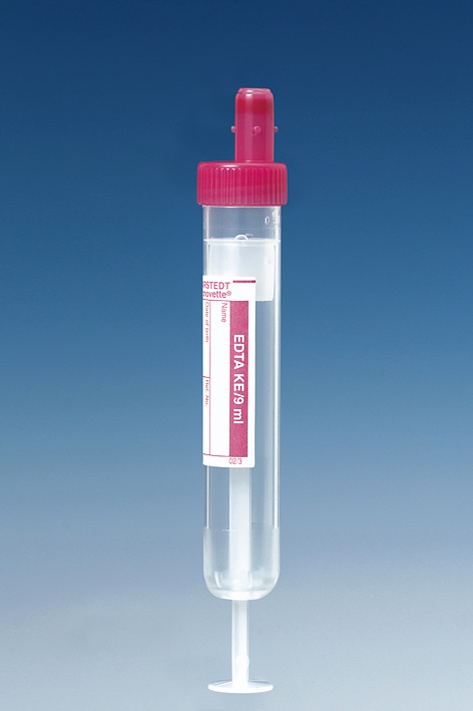 [SAR 02.1066.001] S-Monovetten 9 ml, 92 x 16 mm, K3 EDTA Papieretikett, steril (50 Stck.)