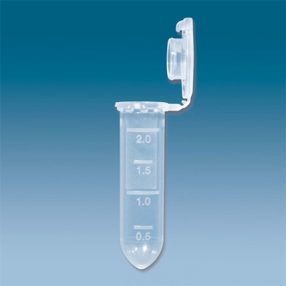 [SAR 72.695.500] SafeSeal PP-Reaktionsgefäße 2 ml mit Anhängendem Deckel farblos (4x250 Stck.)