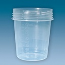 Schraubbecher 100 ml ohne Deckel Transparent (50 Stck.)