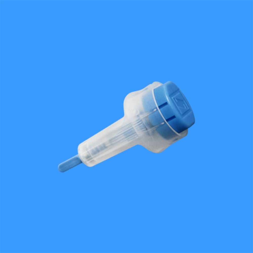 [SAR 85.1015] Safety-Lanzetten Mini 28 G Tiefe 1,6 mm, hellblau (200 Stck.)