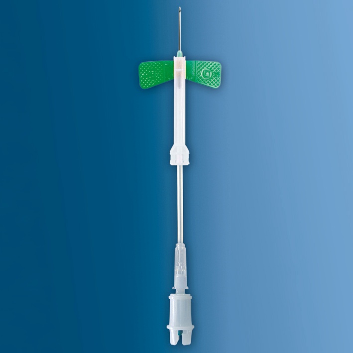 Safety-Multifly-Kanüle Nr.2 21 G x3/4'', S, grün, kurzem Schlauch