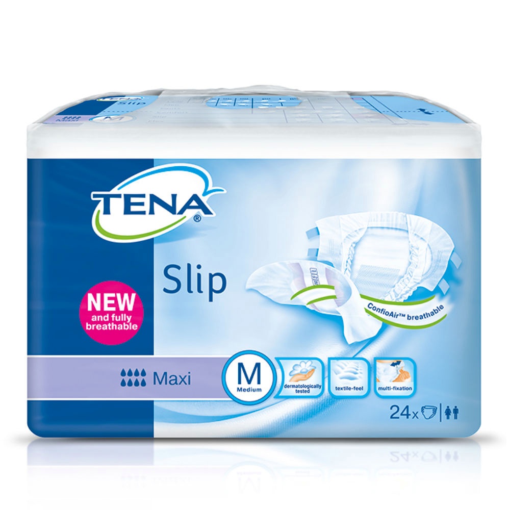 [SCA 710924] TENA Slip Maxi Medium lila Windelhosen (3 x 24 Stck.)