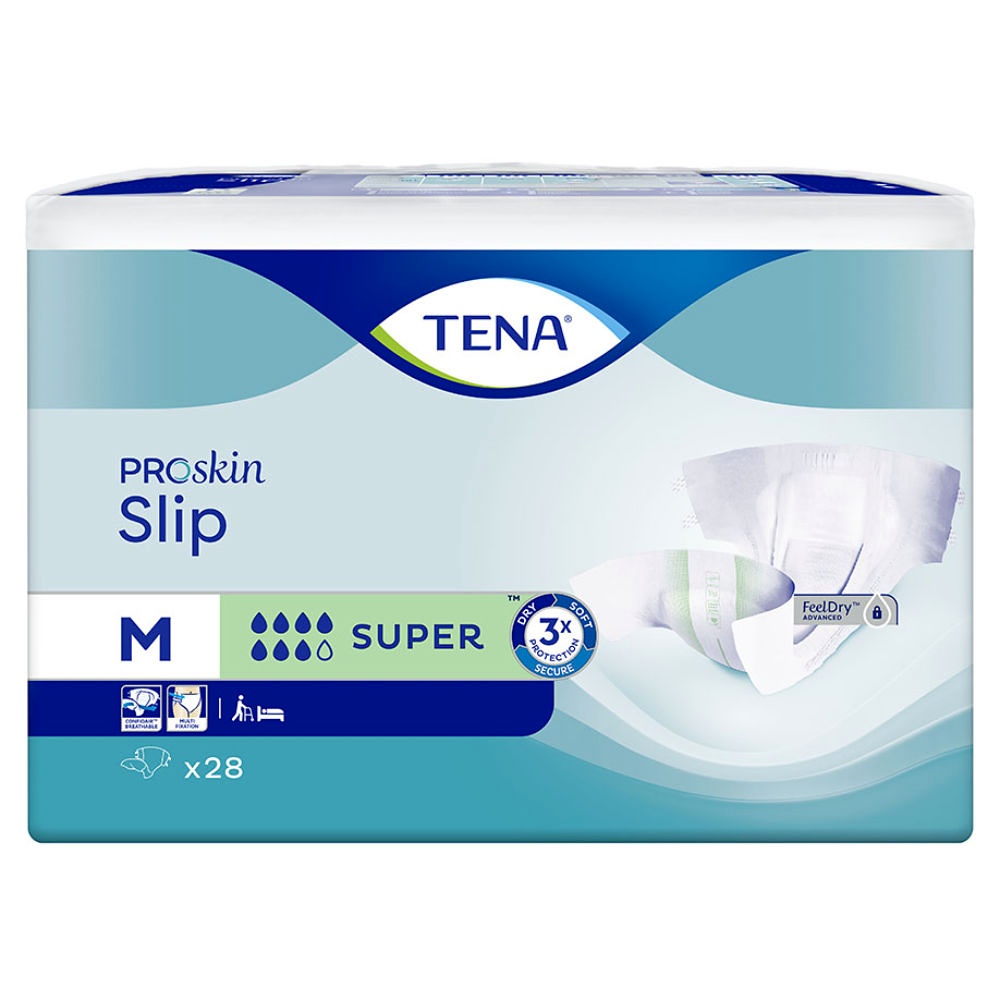 [SCA 711228] TENA Slip Super Medium grün Windelhosen (3 x 28 Stck.)