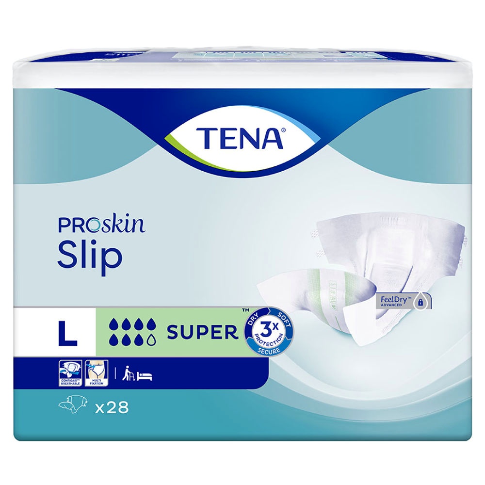 [SCA 711428] TENA Slip Super Large grün Windelhosen (3 x 28 Stck.)
