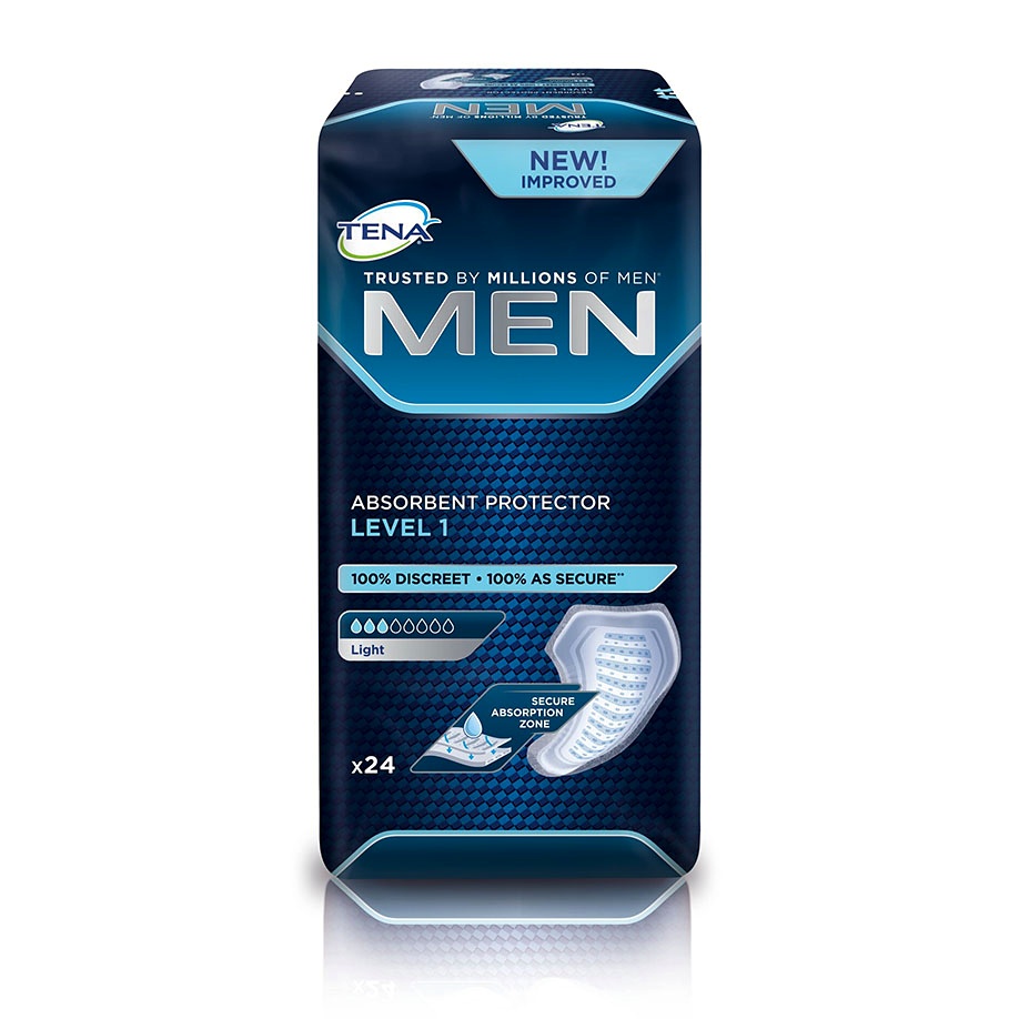 [SCA 750651] TENA Men Active Fit Level 1 Inkontinenzeinlagen (6 x 24 Stck.)
