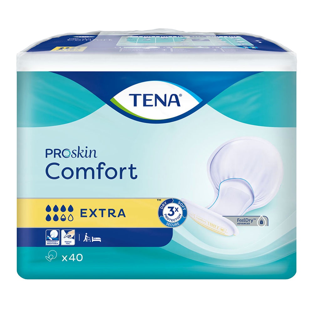 TENA Comfort Extra gelb Inkontinenzeinlagen (2 x 40 Stck.)