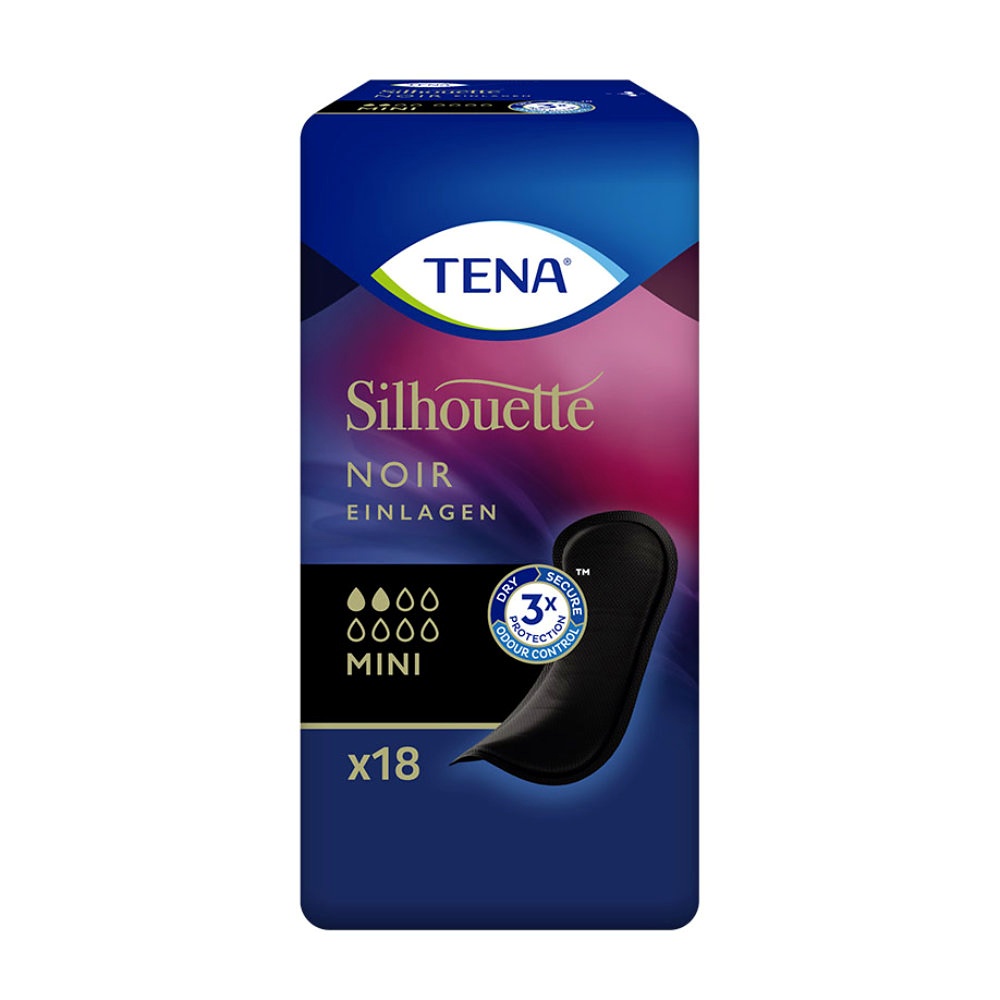 [SCA 760371] TENA Silhouette Mini Noir Inkontinenzeinlagen (6 x 18 Stck.)
