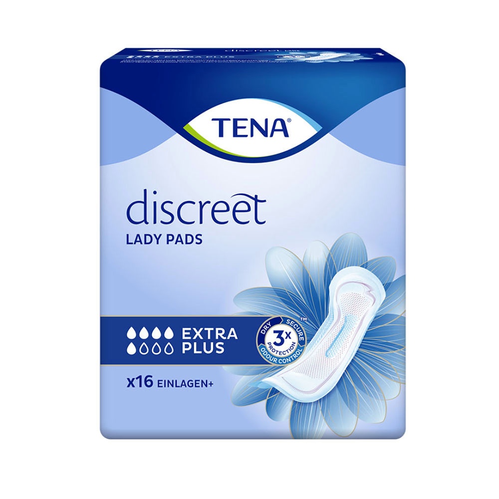[SCA 760623] TENA Lady Discreet Extra plus Inkontinenzeinlagen (6 x 16 Stck.)