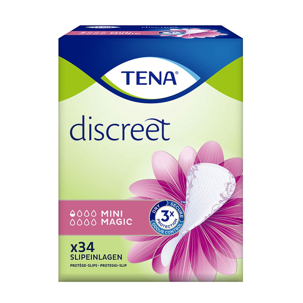 [SCA 761064-00] TENA Discreet Mini Magic Inkontinenzeinlagen (6 x 34 Stck.)