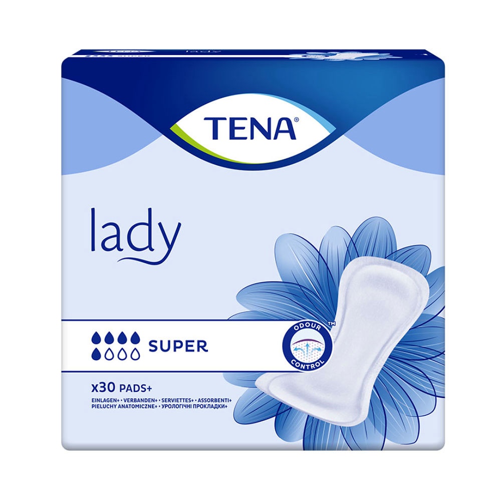 [SCA 761730] TENA Lady Super Inkontinenzeinlagen (6 x 30 Stck.)