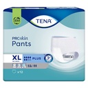 TENA ProSkin Pants Plus XL Einweghosen blau (4 x 12 Stck.)