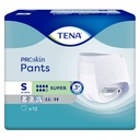 TENA Pants Super S Einweghosen Grün (4 x 12 Stck.)