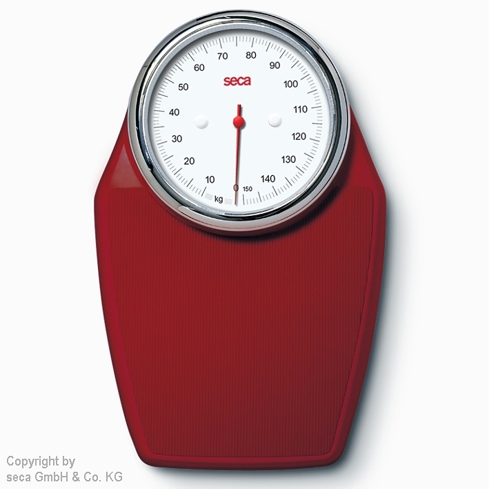 [SEC 7601028008] Mechanische Flachwaage seca colorata 760 Weinrot