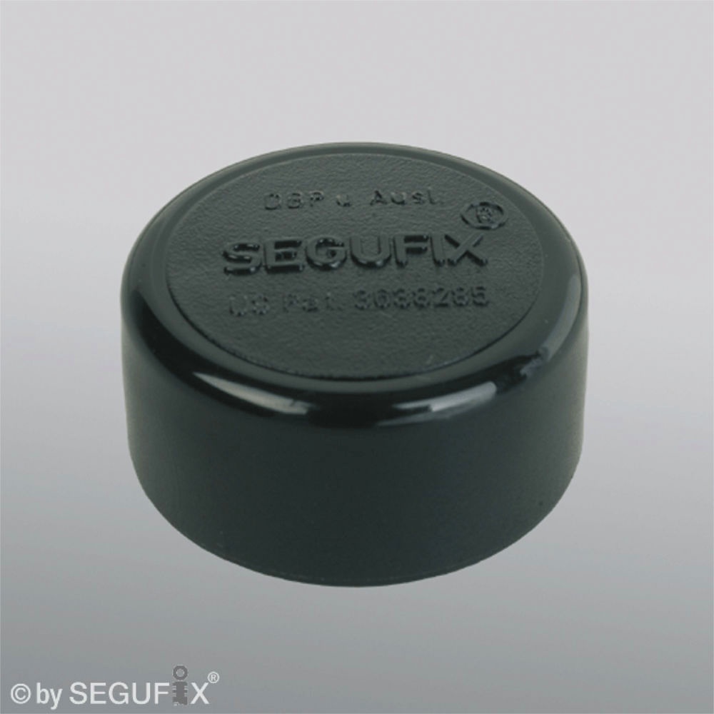 [SEG 1214] SEGUFIX-Magnetknopf Schwarz/segufix.com (10 Stck.)