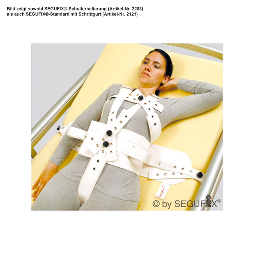 [SEG 2203/R-M] SEGUFIX-Schulterhalterung robust Gr. M mit Magnetschloss-System schwarz