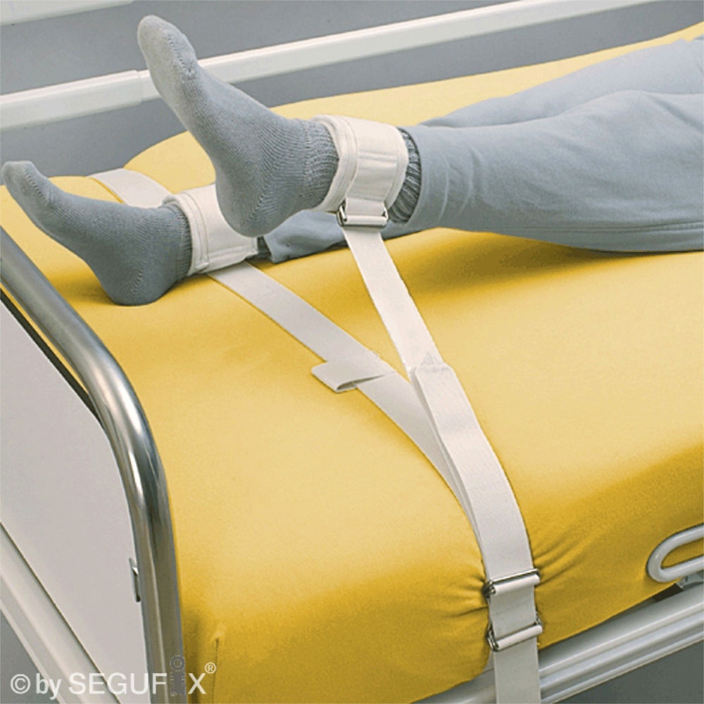 [SEG 2705-M] SEGUFIX-Fußhalterung Klett Gr. M Mit Schlaufenverschluss