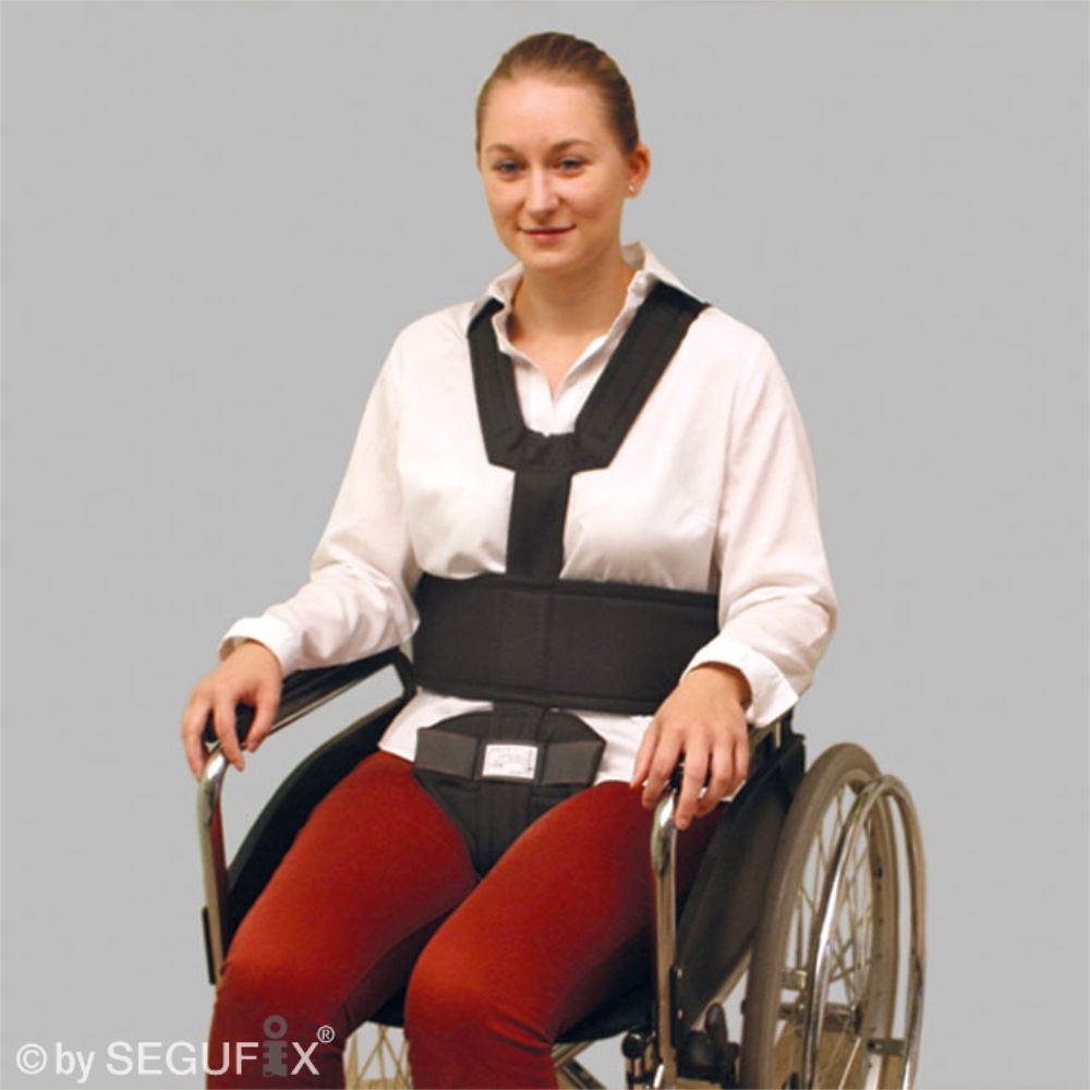 SEGUFIX-Rückhaltegurt mit Schrittpolster Gr. L mit Steckschloss-System