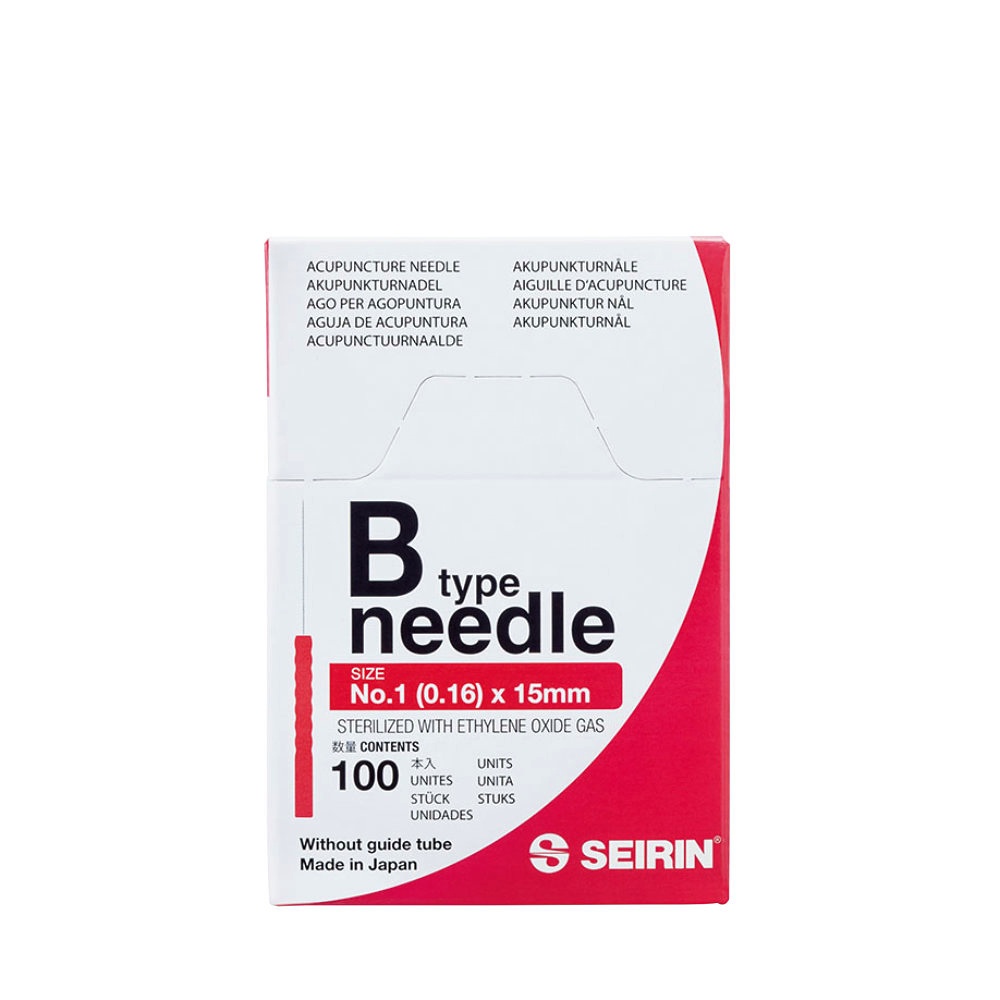Standardnadeln B-Type 0,16x15 Nr. 1 (100 Stck.)