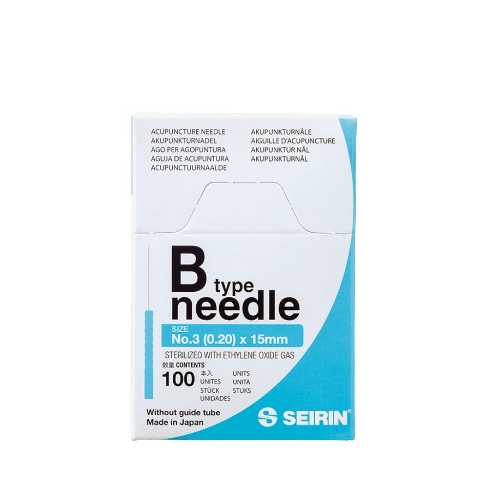 [SEI B2015] Standardnadeln B-Type 0,20x15 Nr. 3 (100 Stck.)