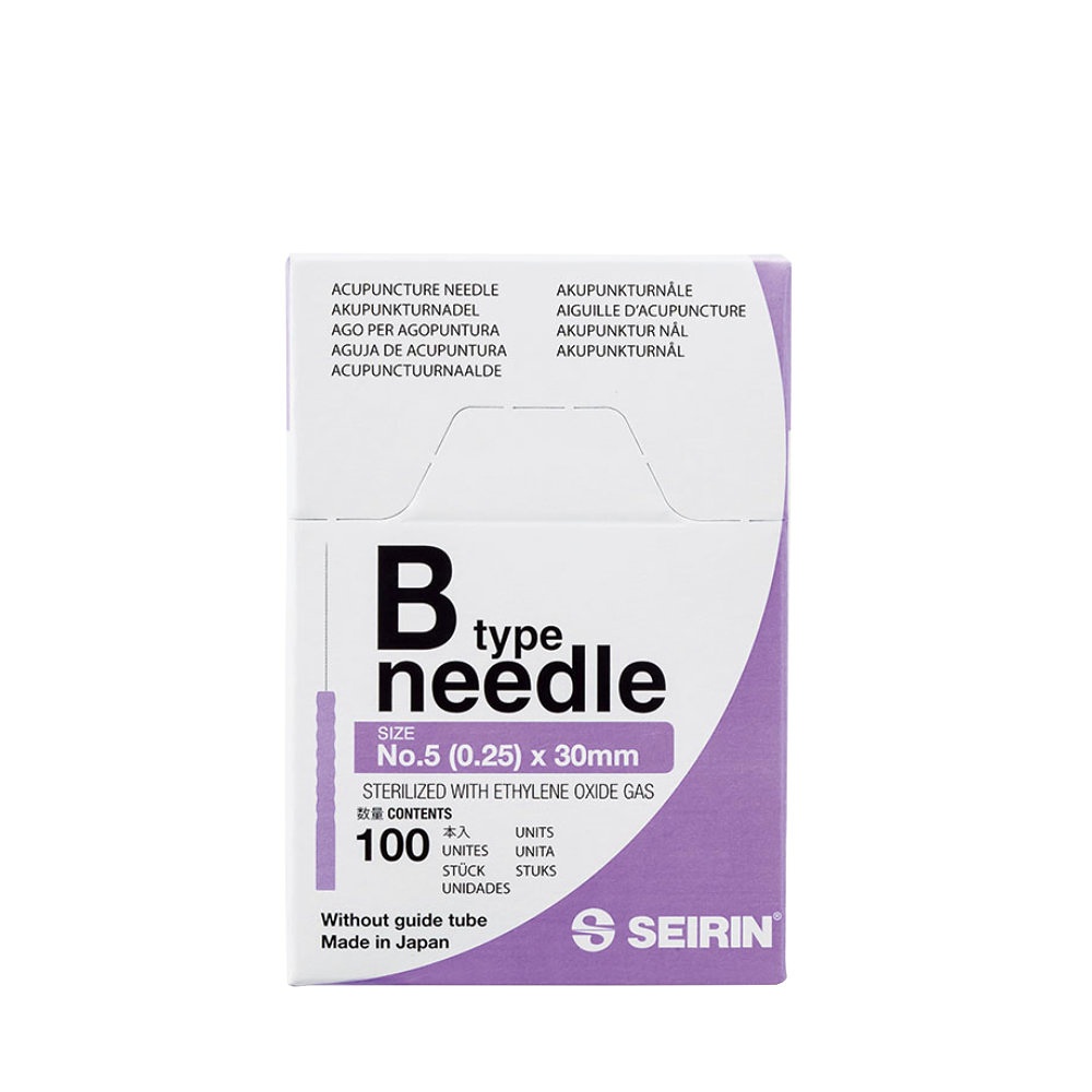 [SEI B2530] Standardnadeln B-Type 0,25x30 Nr. 5 (100 Stck.)