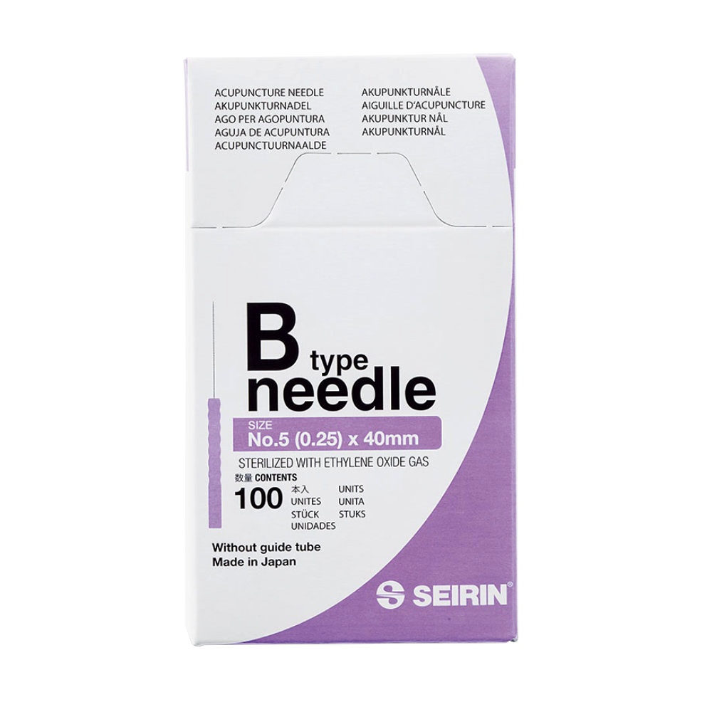[SEI B2540] Standardnadeln B-Type 0,25x40 Nr. 5 (100 Stck.)