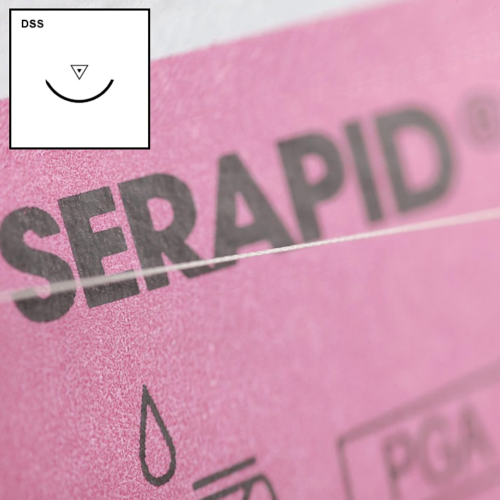 SERAPID DSS-13 4/0=1,5, ungefärbt Nahtmaterial Fadenlänge 45 cm (24 Stck.)