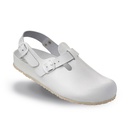 Sandale Modell INGOLSTADT mit Rist Und Fersenriemen, weiß, Gr. 37