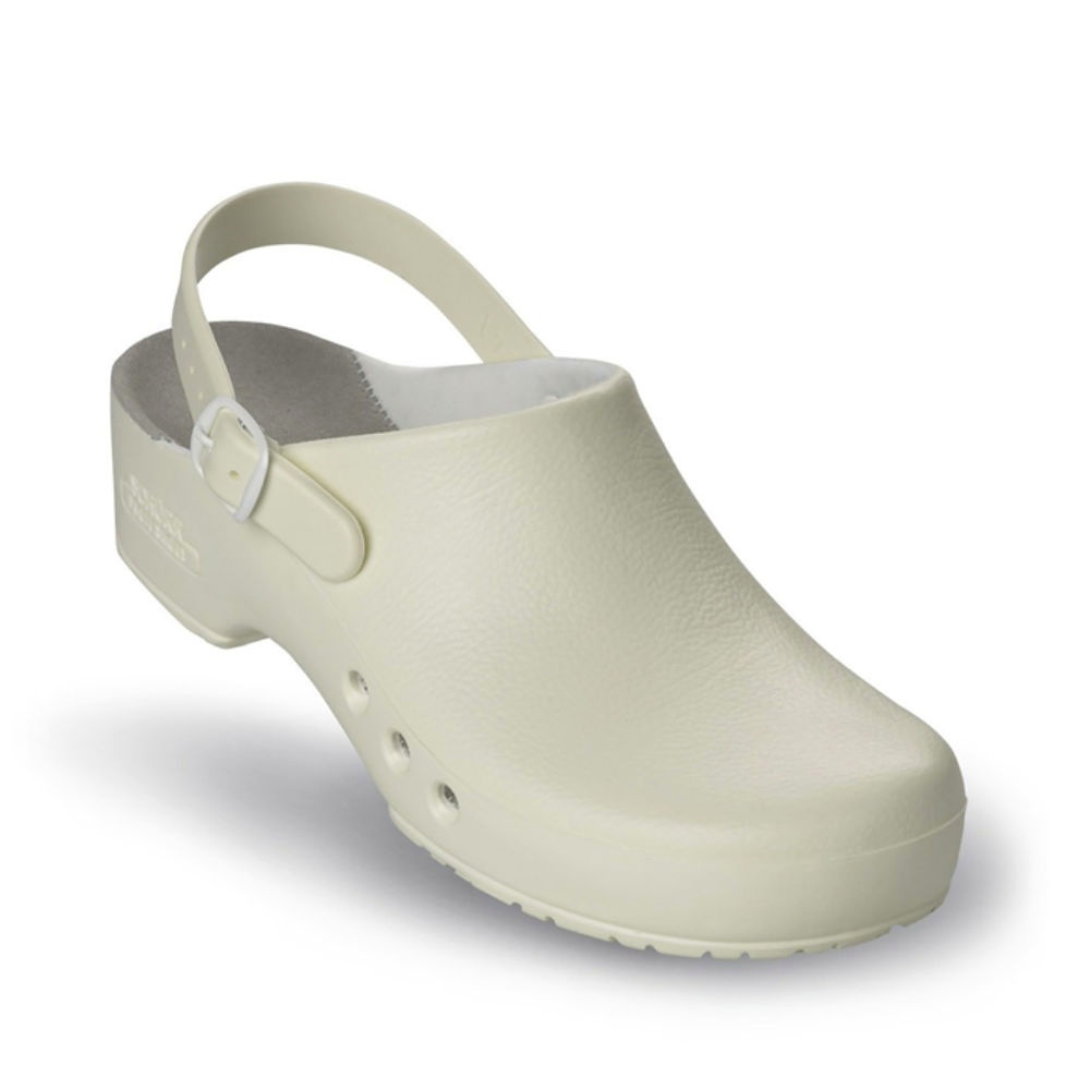 Antist. ChiroClogs Professional Mit Fersenriemen weiß, Gr. 38