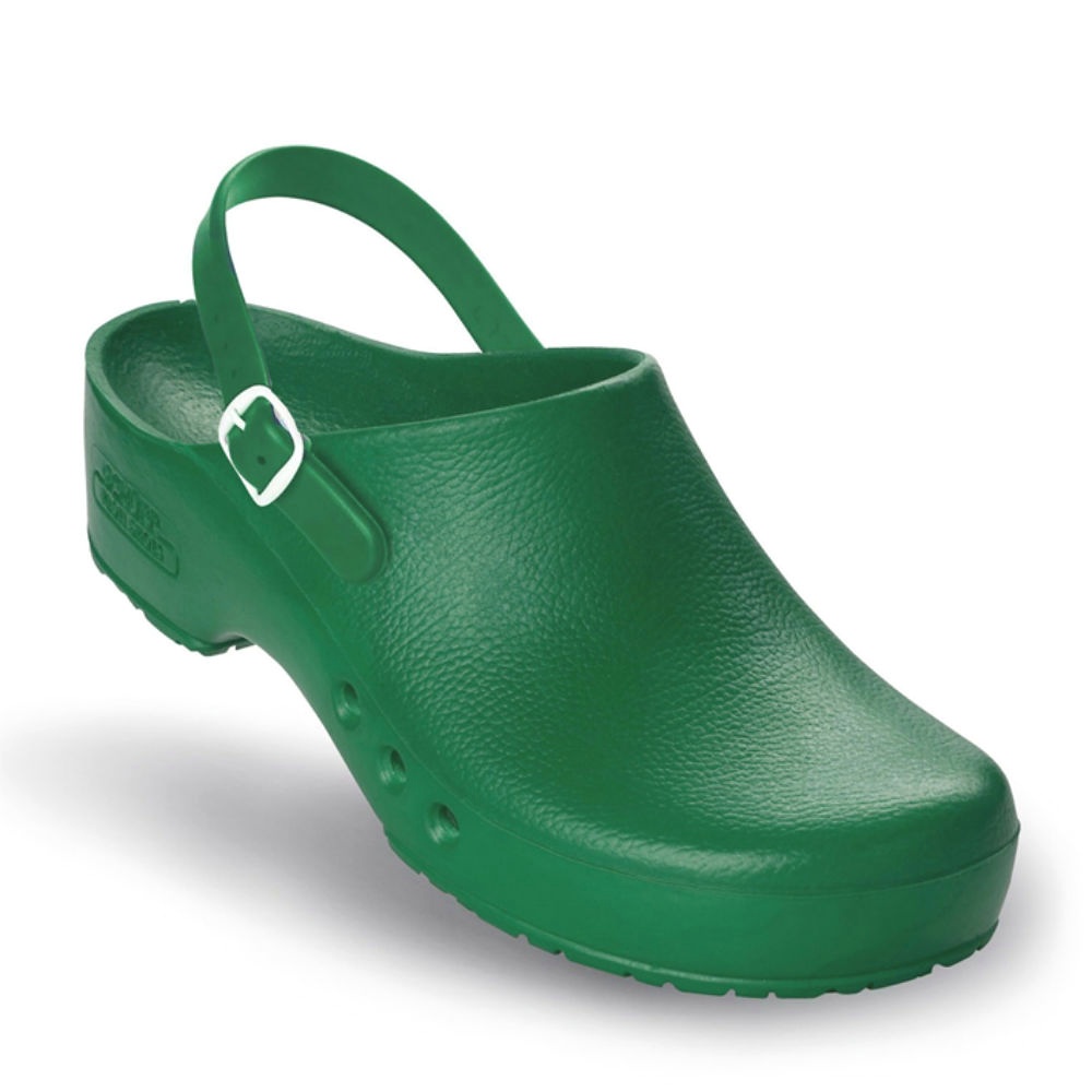 Antist. ChiroClogs Special Mit Fersenriemen grün, Gr. 36