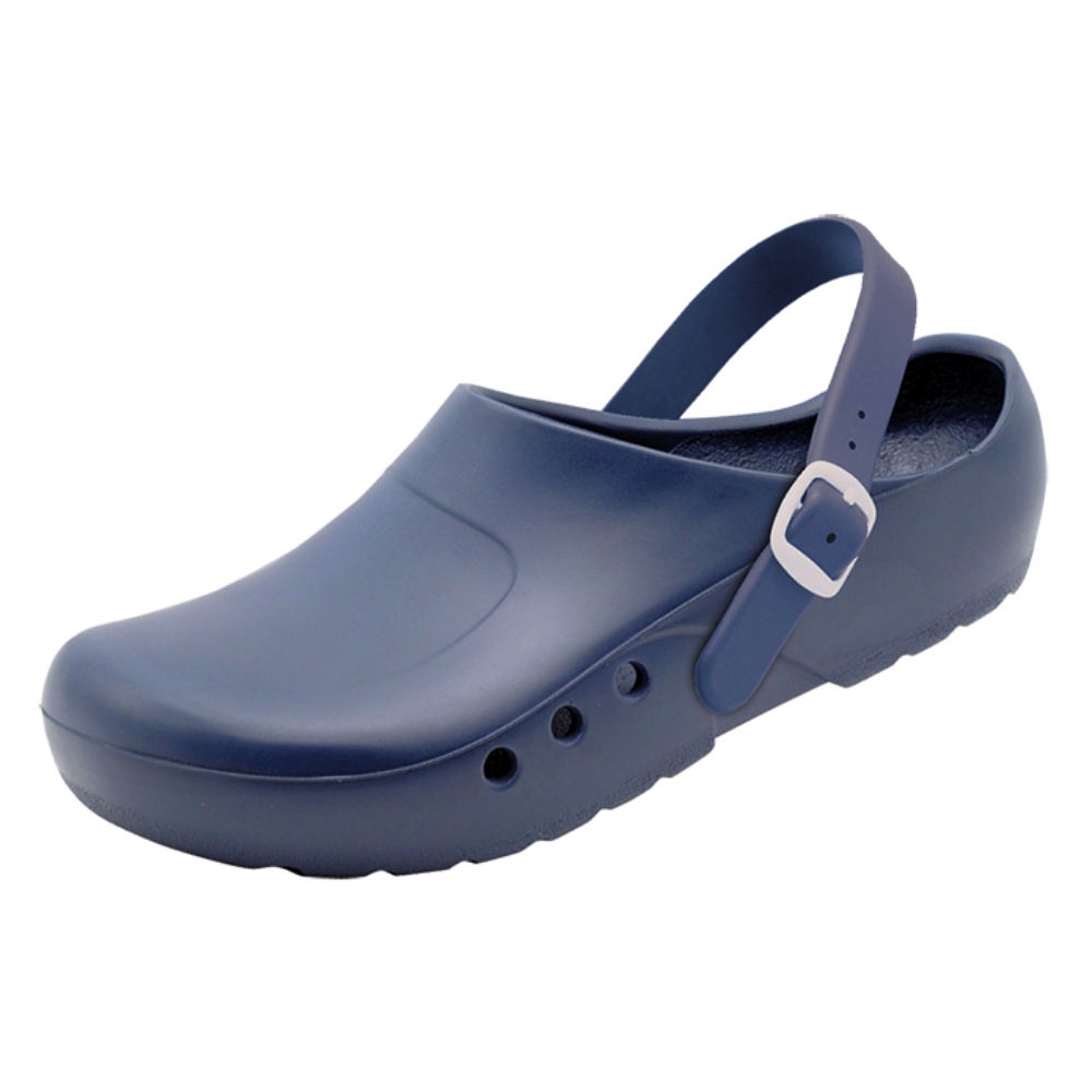 Antist. ChiroClogs Economy mit Fersenriemen blau, Gr. 38